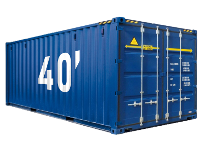 40ft standard shipping container